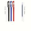 40pcs (20pcs Pens And 20pcs Refills) Quick-Dry Gel Pens, 0.5Mm Fine Point, Black Ink - Ideal for Office And Daily Use