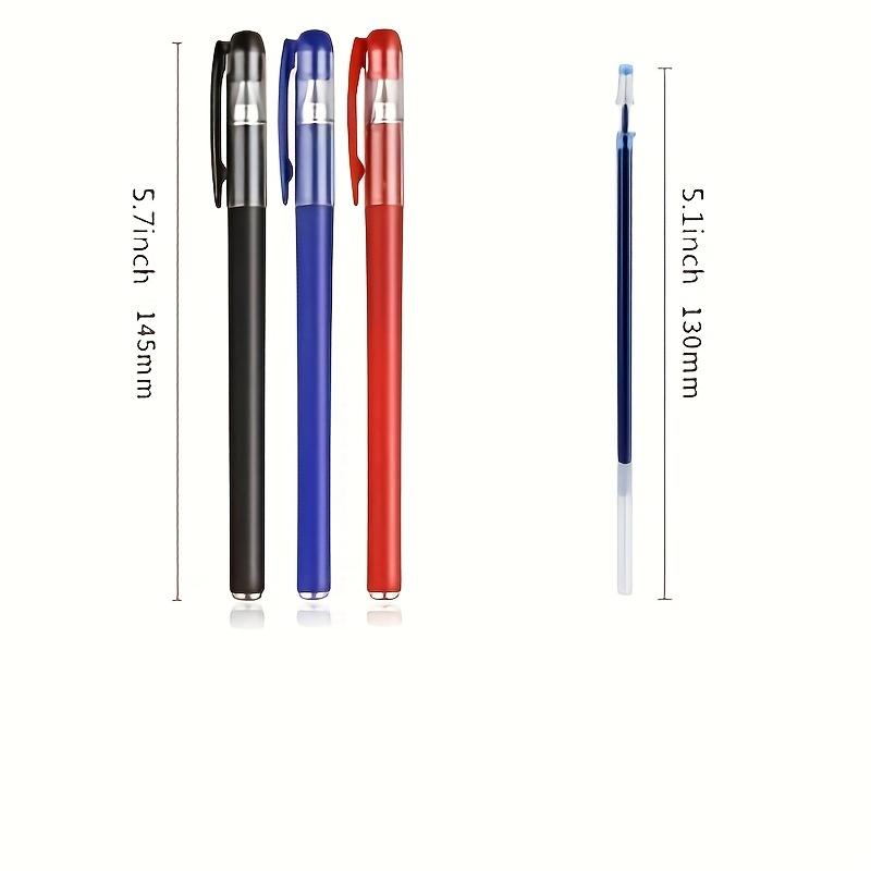 40pcs (20pcs Pens And 20pcs Refills) Quick-Dry Gel Pens, 0.5Mm Fine Point, Black Ink - Ideal for Office And Daily Use