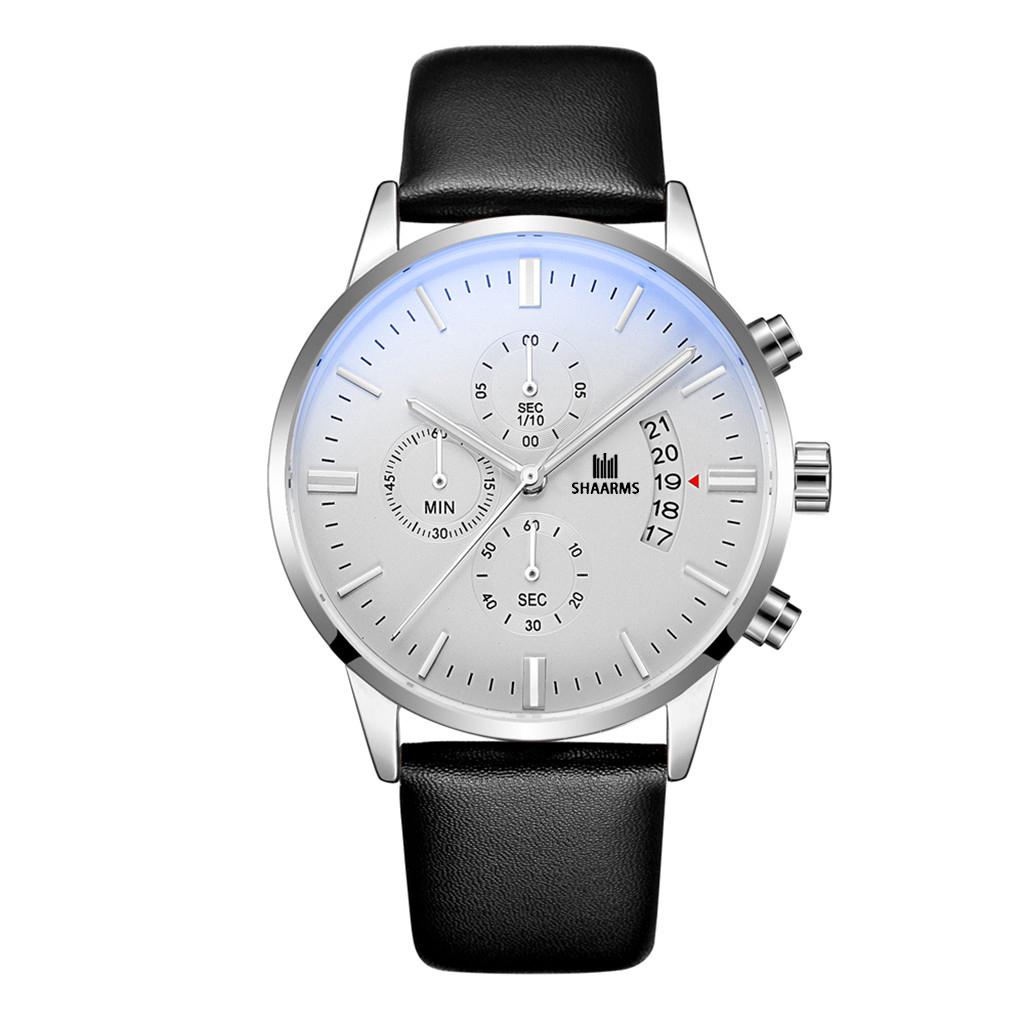 Montre Bracelet Homme SHAARMS - Quartz étanche - Luxe Mode Business - Cadeau