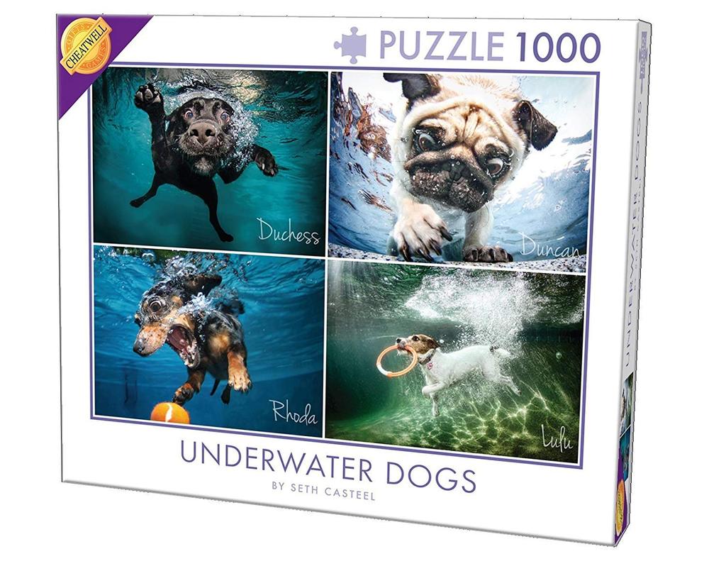 1000 Piece Jigsaw Puzzle Underwater Dog 4 Dog Breeds Seth Casteel