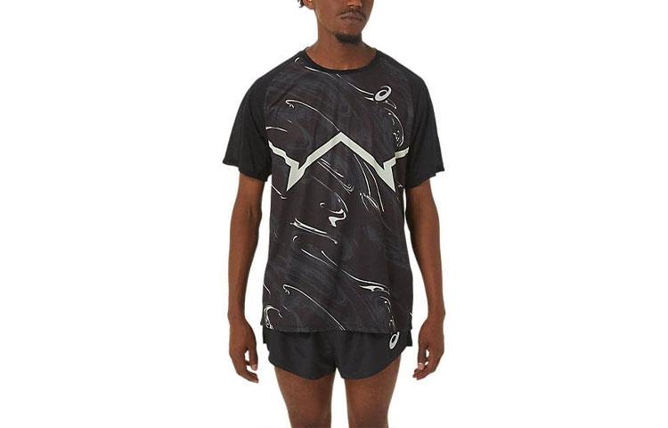 Asics CJ LINE LIGHT SS TOP T Shirt Men s Black 2091A616-001 L