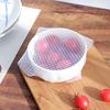 4 Pezzi Coperchi Estensibili in Silicone Riutilizzabili Coperchio per Ciotola Alimenti Avvolgimento Sottovuoto Sigillo Coperchio per Alimenti