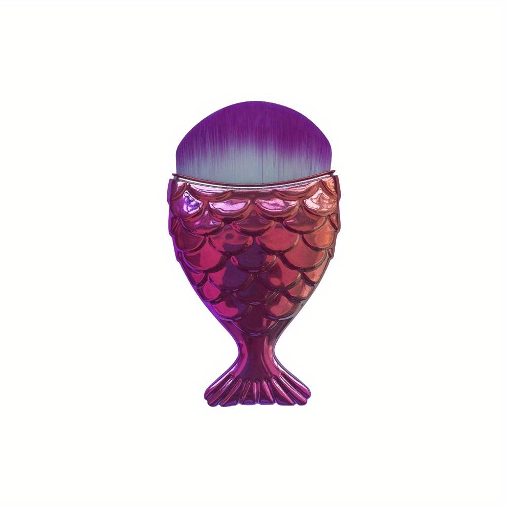 Fish Tail Makeup Brush Mermaid Professional Face Blush Brush Foundation Brushes Fishtail Nail Brush Cosmetic Brush Nail Art Tool