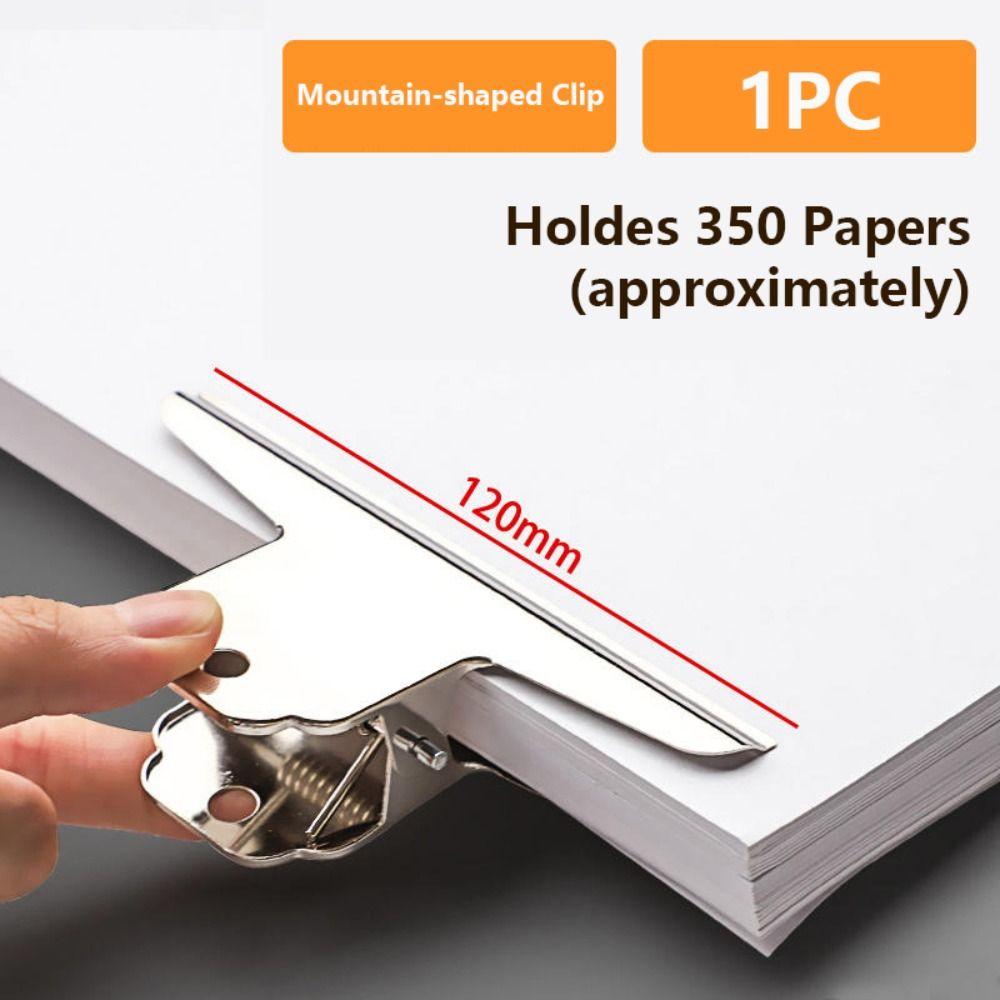 Universelle Runde Klemme Metall Büroklammer Einfacher Ticketordner Studenten