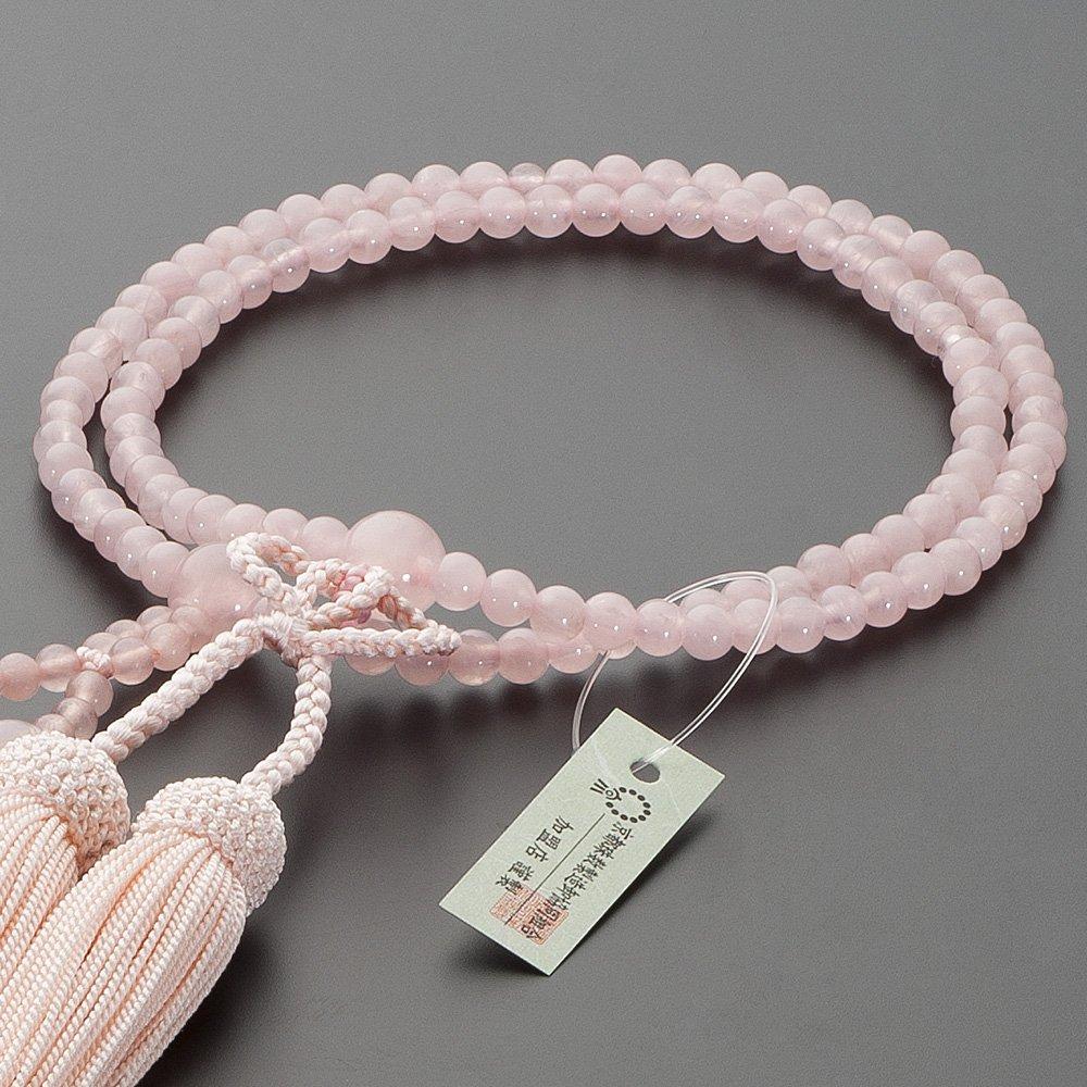 Buddhist Altar Shop Takita Shoten Prayer Beads Jodo Shinshu Authentic Prayer Beads Red Crystal 8 Inch Pure Silk Headed Tassel Prayer Main Prayer