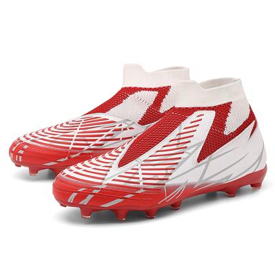 Men's Football Sneakers Men Soccer Shoes Adult Kids High Ankle Football Boots Cleats Grass Training Sport Footwear Men‘s Sneakers