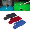 Noua mănușă pentru tac de biliard pentru snooker Spandex, mâna stângă deschisă, cu trei degete