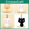Adorable Plush Cat Keychain Soft And Cuddly Toy With Pp Cotton Filling 15 Cm