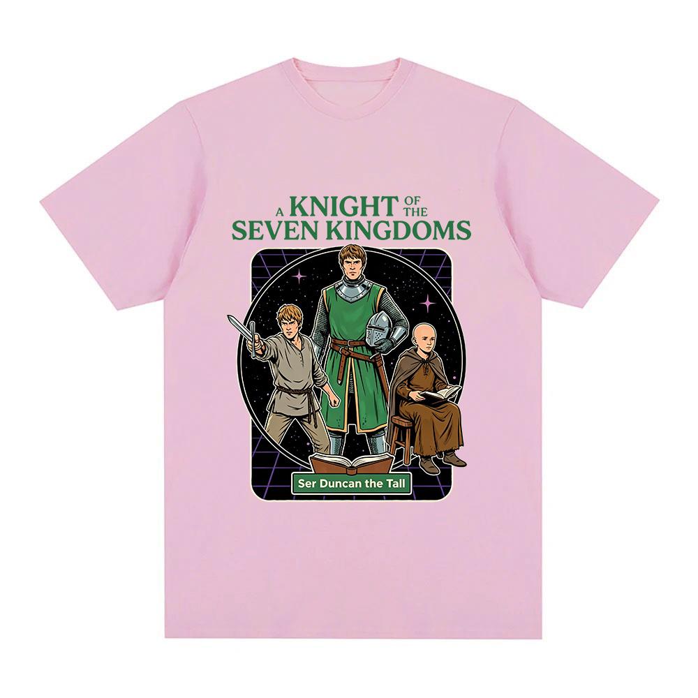 A Knight of The Seven Kingdoms T-Shirt Summer Casual T-Shirts Women/men Cotton  Short-Sleeve Round Neck Graphic Printing Tshirt