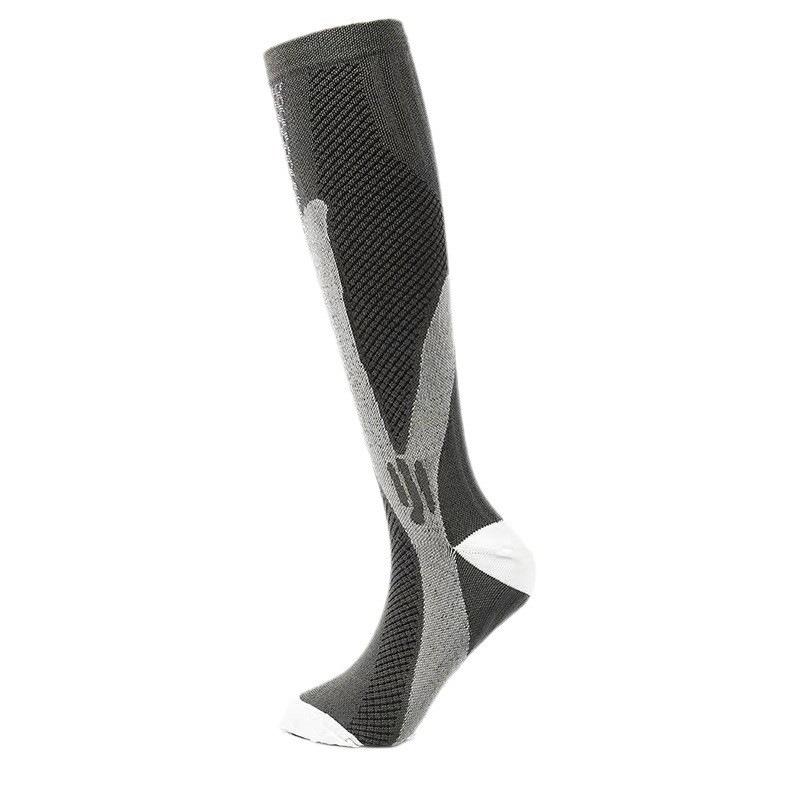 Magic Pressure Socks 200N Nylon Men'S And Women'S Sports Muscle Strength Outdoor Football Compression Socks Sweat-Absorbing Non-Slip Breathable
