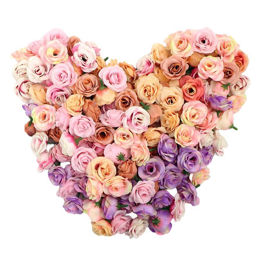 Multi-Colored Roses With Good Quality Diy Handmade Material Accessories Festival Scene Decoration Wedding Decoration Shooting