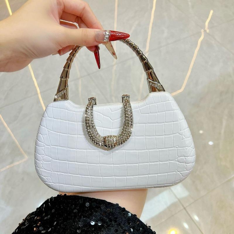 Handbag Evening Bag High-end Style Crossbody Bag Fashion and Simplicity Set of Single Shoulder Bags with Diamonds