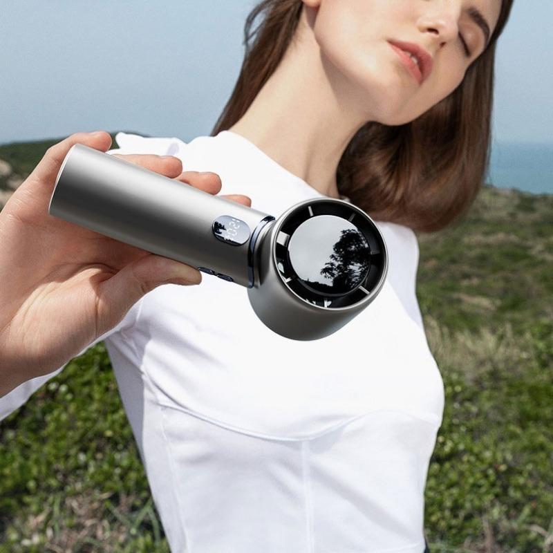 Handheld Mini Portable Air Cooling Hanging 120 Speed USB Rechargeable Fan for Outdoor Travel