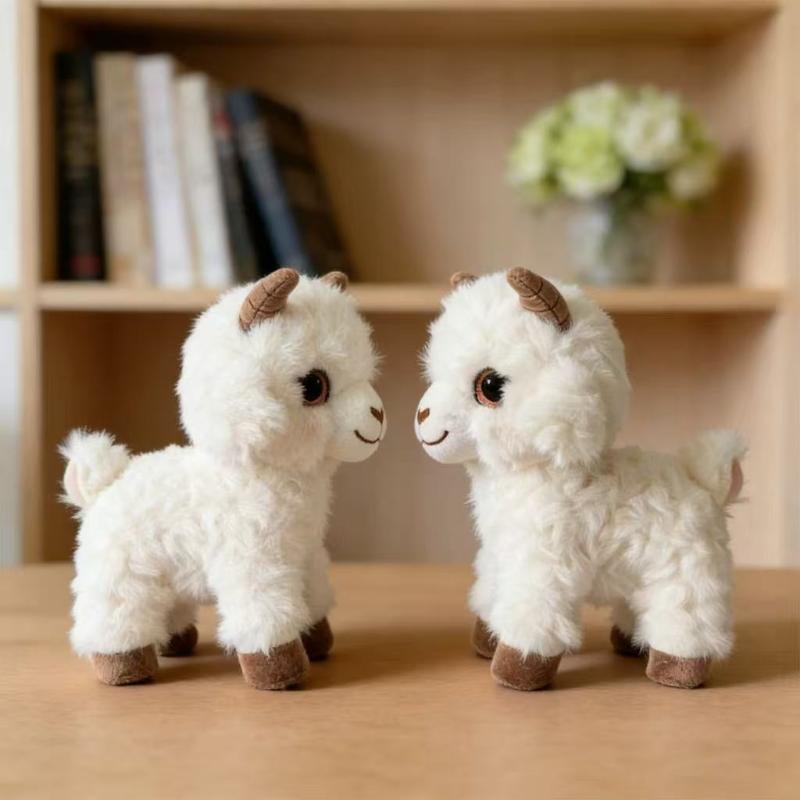 Ciondolo Pecora Peluche Morbida Carina Tocco Morbido Perfetto Per Decorazione Borsa Regali di Compleanno per Bambini