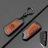 Valve Stems Caps For VOLKSWAGEN VW Fashion Zinc Alloy Leather Car Key Case Cover Shell For VW Volkswagen Golf 8 2020 SEAT Leon M QQ8