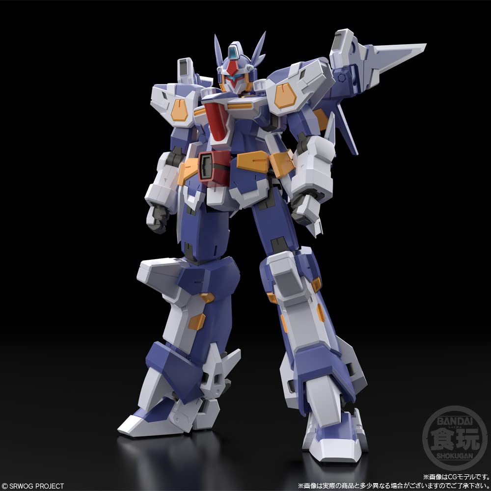 SMP МОДЕЛИРОВАНИЕ Super Robot Wars OG Candy Gum Robot Wars Original [ПРОЕКТ SHOKUGAN] R-1&R-GUN (2 куска) Игрушка/Жевание (Супер поколение)