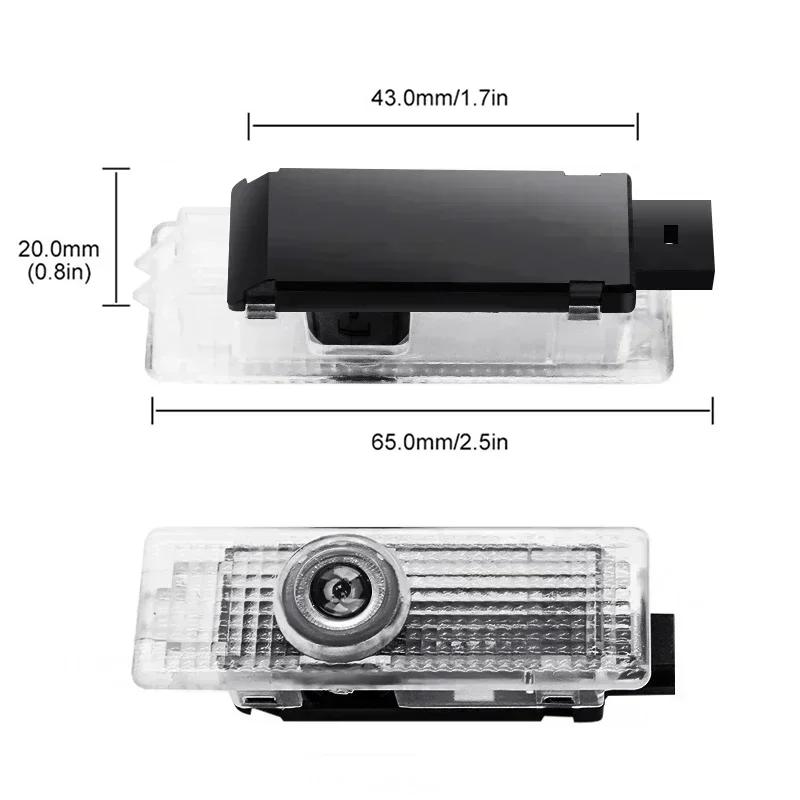 Luz Projetora de Logo de Porta de Carro LED Para BMW Série 1 3 4 5 6 7 X1 X3 E90 E60 F30 F10 F20 E87 E92 X5 E70 E91 G30 F31 F11 Acessórios