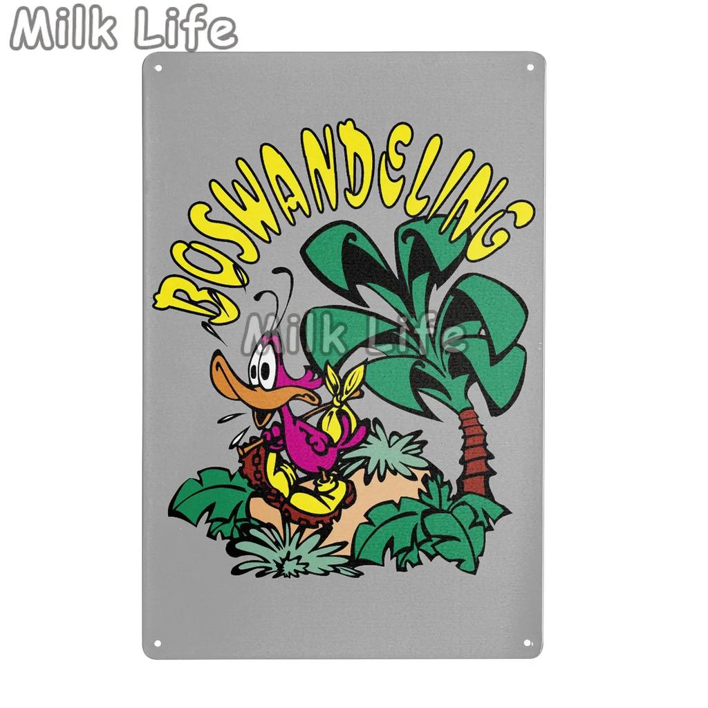 Flugel Beer Tin Sign Let the Duck Out Sign Drink Metal Posters Iron Painting Vintage Sign Home Decor for Bar Pub Club Man Cave