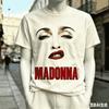 Camiseta de Algodón Transpirable Suave de Manga Corta con Estampado Gráfico de Madonna para Unisex Unisex Oversize Producto Caliente Suave
