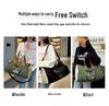 Crossbody Fashion Embroidery Handbag: Large Capacity Gym, Travel, or Business Trip Bag