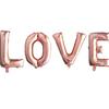 30-inch Romantic English Letter Balloons for Valentine's Day, Proposals, and Surprise Parties