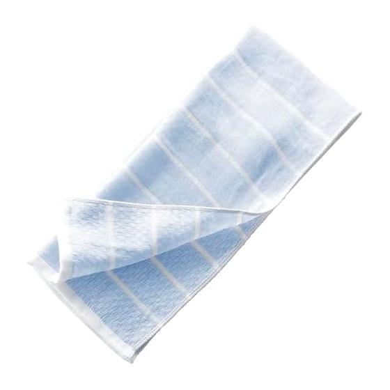 Top Factory Imabari Fluffy Body Towel 34 x 90cm Imabari Towel 100% Cotton Gauze Foaming Blue