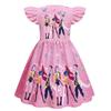 Girls Witch  Girls Flying Sleeves Children's Dress Children's A-line Skirt