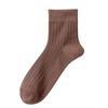 5 Pairs of Men's Spring and Summer Pure Cotton Deodorizing Sweat Absorbing Boneless Antibacterial Breathable Cotton Socks