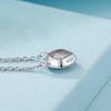 Fashion Dream Blue AAAA Zircon Charm Necklace Women's Silver Clavicle Chain Necklace 925 Sterling Silver Women's Necklace