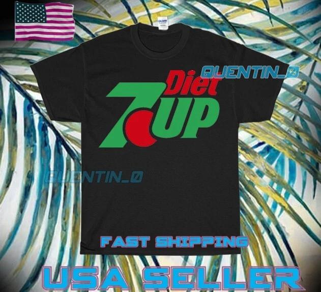 

НОВАЯ Футболка PREMIUM 7 UP SODA DIET ЛОГОТИП Футболка СМЕШНАЯ УНИСЕКС РАЗМЕР S-5XL S
