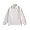 2025 Autumn/Winter Men's Half-Zip Solid Color Hoodie - Loose, Comfortable, Trendy Casual Top