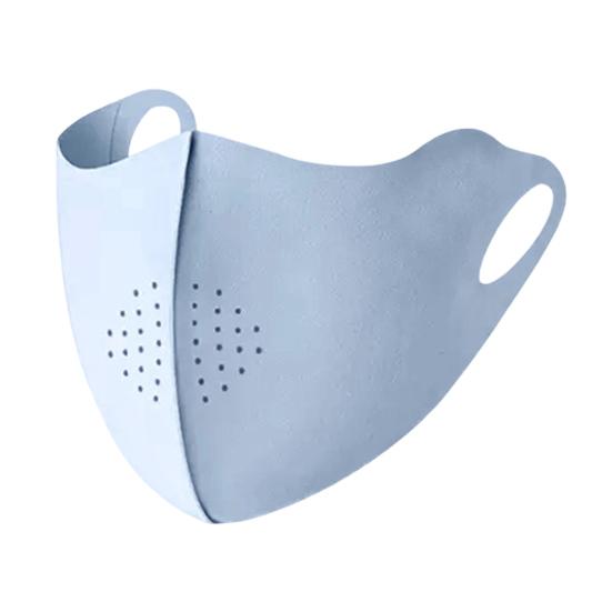 Soft Ice Silk Face Guard, Half Face Sun Protection Neck Cover, Breathable Holes Face Shield with Elastic Ear Loop for Outdoor Women Cycling Hiking
