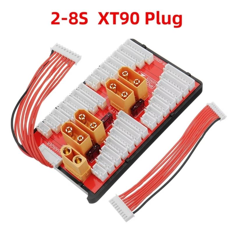 Industrial XT90 Charger Hubs Supports 4 Battery Simultaneous Charging Optimized For Models