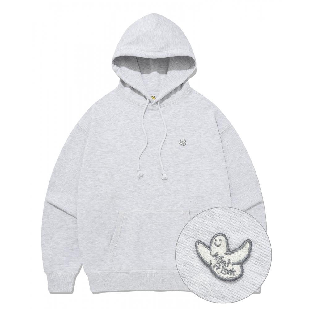 

WHATITISNT New Angel Graphic Hood Light Melange Gray