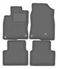 Veloursgraphit-Autofußmatten für: Honda Civic X Schrägheck (2017-)