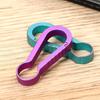 Mini Creative Durable Loading Small Large Buckle Hanging Buckles Titanium Keychain Backpack Buckle