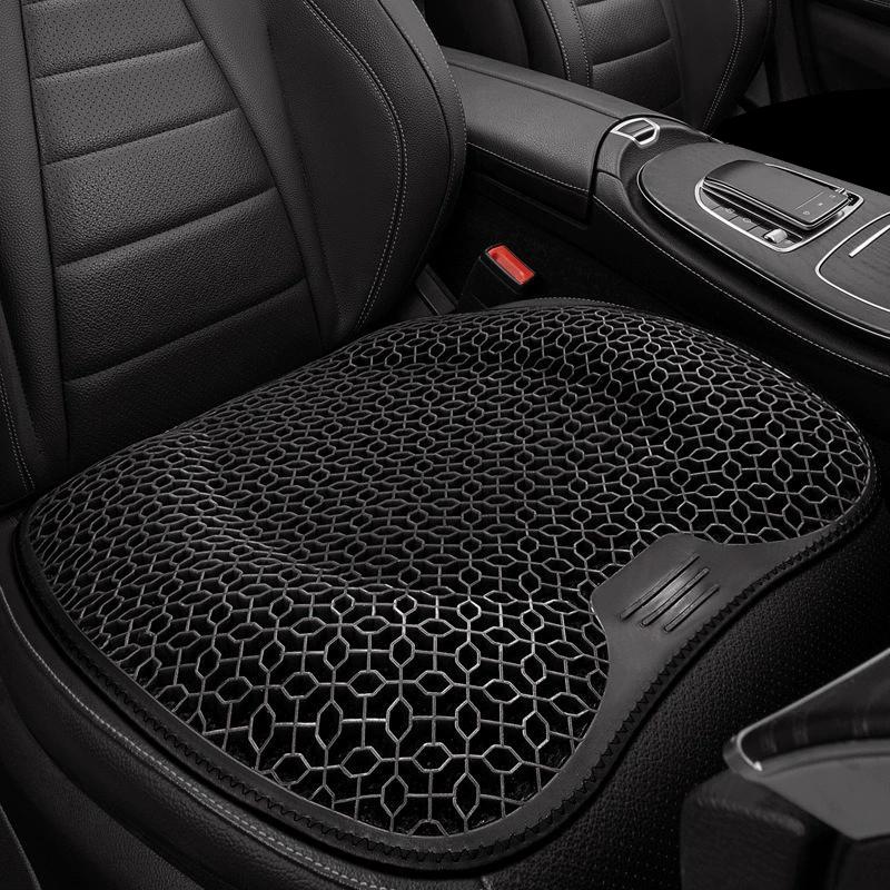 Gel-Sitzkissen für Auto, atmungsaktiv, Wabenstruktur, druckabsorbierend, ergonomisch, kühlend, für Auto/Büro