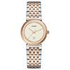 RADO Florence série quartzový strojek 50 metrů vodotěsné dámské hodinky Swiss 30mm béžový ciferník nerezové pouzdro nerezový pásek R48913403