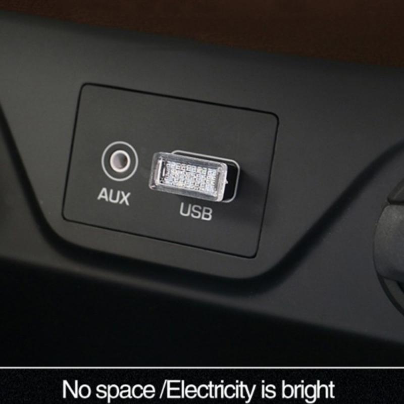 Car Usb Atmosphere Lamp Led Free-to-change Decorative Lamp Car Interior Foot Lighting Lamp Car Atmosphere Lamp