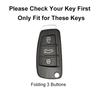 Carbon Fiber ABS Silicone Car Key Cover Protector Case for A3 A4 A5 C5 C6 8L 8P B6 B7 B8 C6 RS3 Q3 Q7 TT 8L 8V S3 Keychain