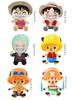 Japanese Anime 25cm One Piece Original Plush Toys CartoonFigure Luffy Chopper Ace Roronoa Zoro Cute Stuffed Doll Kids Xmas Gifts