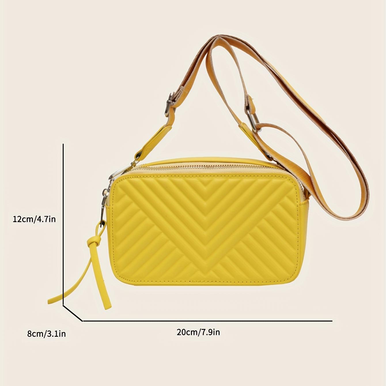 Элегантная однотонная стеганая сумка через плечо с шевронным узором: Стильная квадратная — фото 5