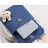 Kawaii Korean Style Canvas Bucket Bag, Cute Letter Print Drawstring Crossbody Purse, Soft Cotton Shoulder Bag for Women