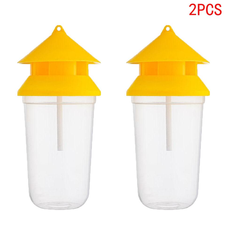 1/2/3/5PCS Wasp Trap Fruit Fly Flies Insect Bug Hanging Honey-Trap Catcher Killer No-Poison Hanging Tree Pest Control For Tool