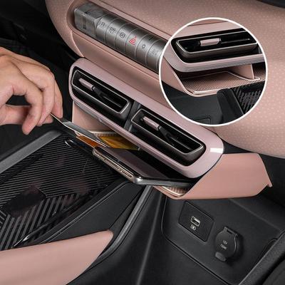 Car Air Vent Storage Box Fit For BYD Seagull Central Seat Type Solid Color Air Conditioning Storage Box Car Interior Suppli A1P0