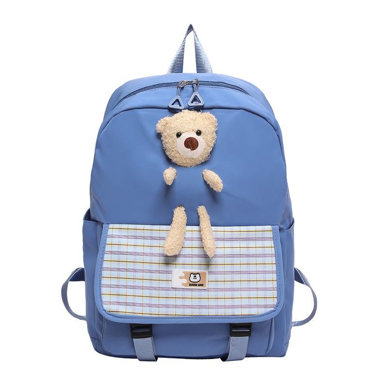 Junior high school students simple and beautiful backpack Japanese ins schoolbag girls lightweight college style girl backpack