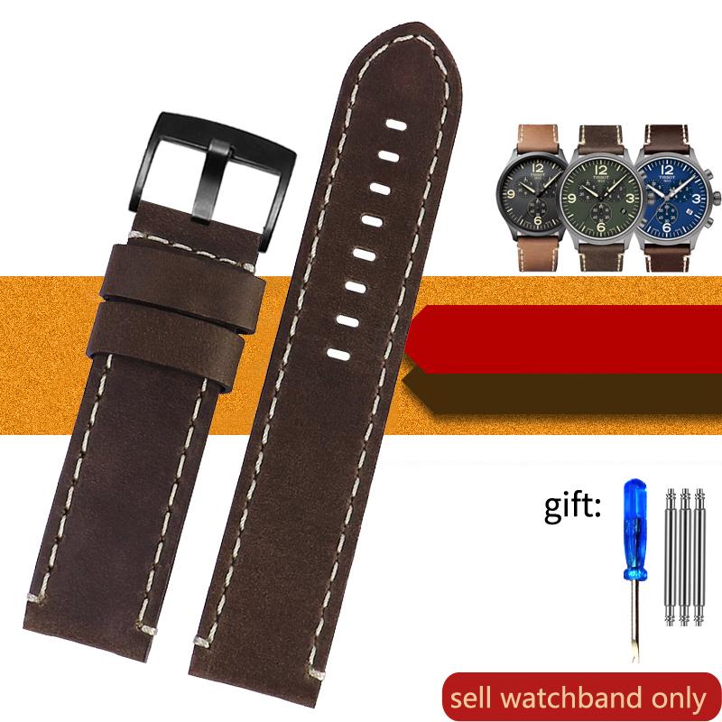 

ONECow Leather for Tissot 1853 Speed Series T116 Leather Strap T116617a Citizen Men s Watch Accessories 22mm WatchbandMN 22mm