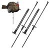 1/2/3/4Pcs Turkey Decoy Hunting Stake Collapsible Portable Lightweight Decoys Pole Turkey Decoy LCD Stake Replacement Hunting Accessories