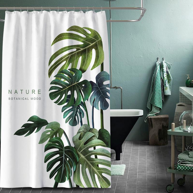 

Занавеска-перегородка для туалета, современное искусство, водонепроницаемая занавеска для душа, устойчивая к плесени, простая занавеска для туалета