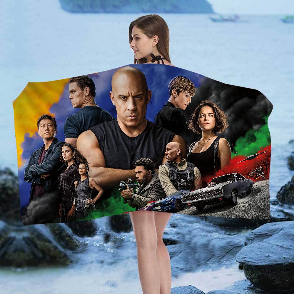 F-Fast And F-Furious Big Microfiber Beach Towels Quick Dry Towel Sand Beach Towels Pool Towel for Travel Swim Pool Yoga